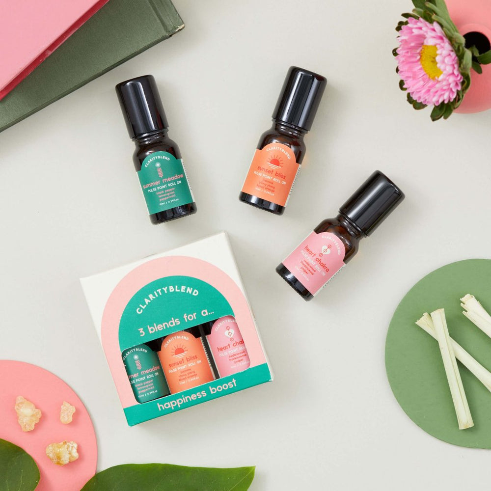 Clarity Blend Happiness Boost Pulse Point Roller Collection - Fragrance London