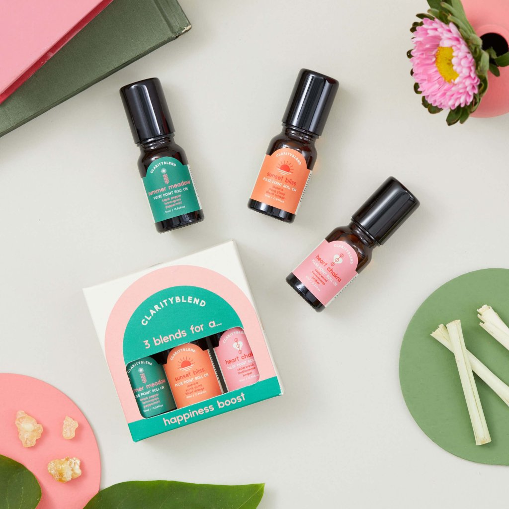 Clarity Blend Happiness Boost Pulse Point Roller Collection - Fragrance London