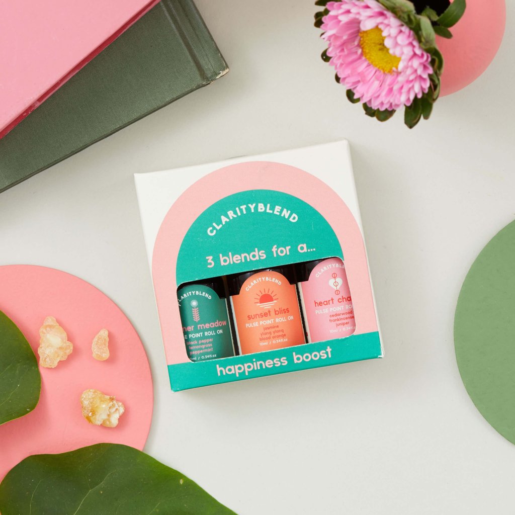 Clarity Blend Happiness Boost Pulse Point Roller Collection - Fragrance London