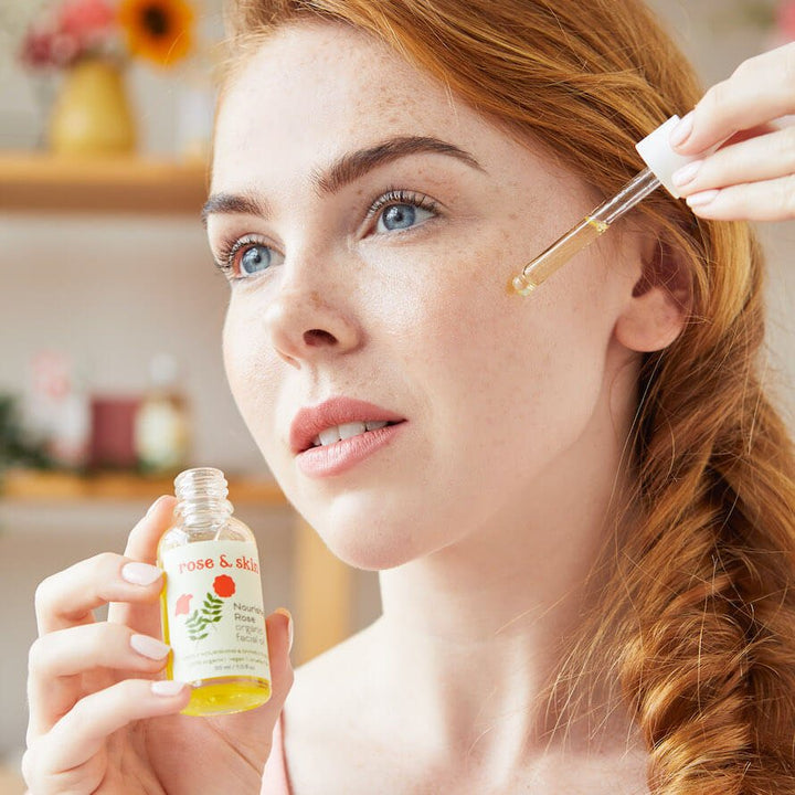 Clarity Blend Nourishing Rose Organic Facial Oil - Fragrance London