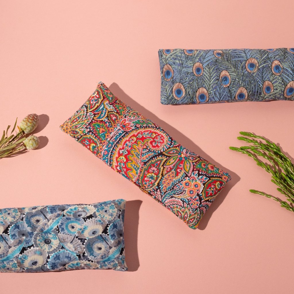 Clarity Blend Relaxation Eye Pillow Mulberry Tree Pattern - Fragrance London