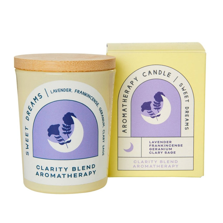 Clarity Blend Sweet Dreams aromatherapy candle (90g) - Fragrance London