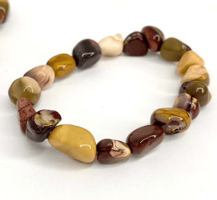 Clarity Blend The Heart Chakra set with mookaite gemstone bracelet and a pulse point roll - on - Fragrance London