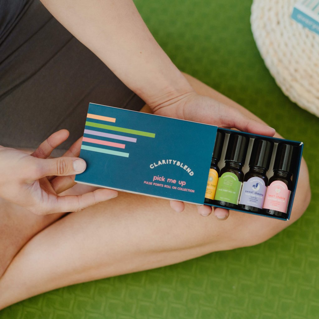 Clarity Blend The Pick Me Up Aromatherapy Roll On Set - Fragrance London