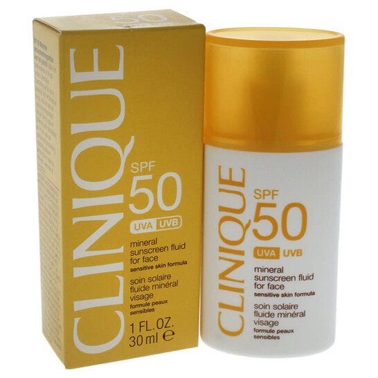 Clinique Sun Mineral Sunscreen Fluid for Face SPF50 30ml - Fragrance London