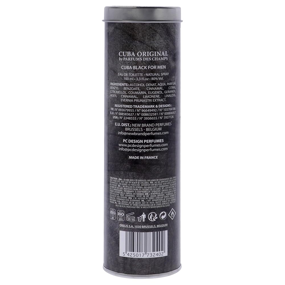 Cuba Classic Black Eau de Toilette Spray 100ml - Fragrance London