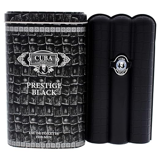 Cuba Prestige Black Eau De Toilette Spray 90ml - Fragrance London