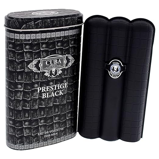 Cuba Prestige Black Eau De Toilette Spray 90ml - Fragrance London