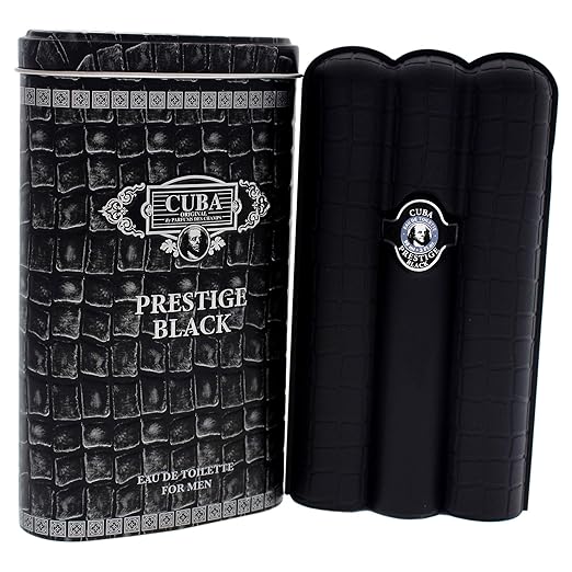 Cuba Prestige Black Eau De Toilette Spray 90ml - Fragrance London