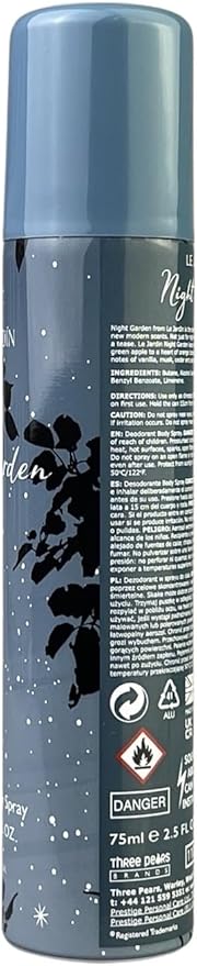 Dana Le Jardin Night Garden Body Spray 75ml - Fragrance London