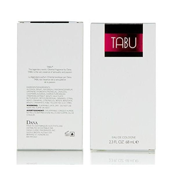 Dana Tabu Eau de Cologne Spray 68ml - Fragrance London