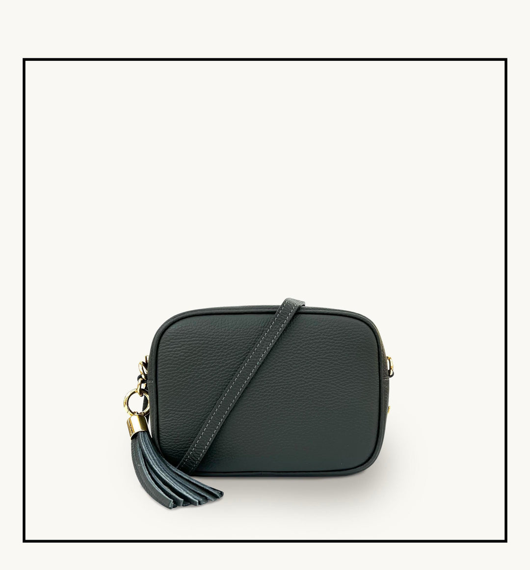 Apatchy London The Tassel Leather Crossbody Bag