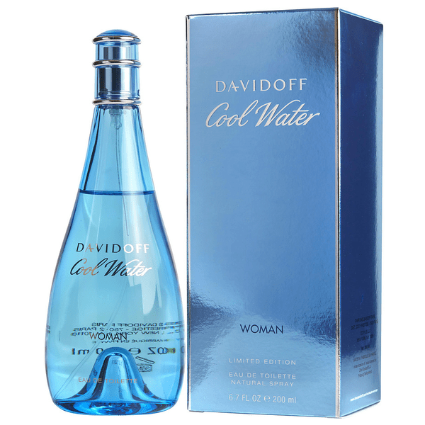 Davidoff Cool Water For Women Eau De Toilette Spray 200ml - Fragrance London