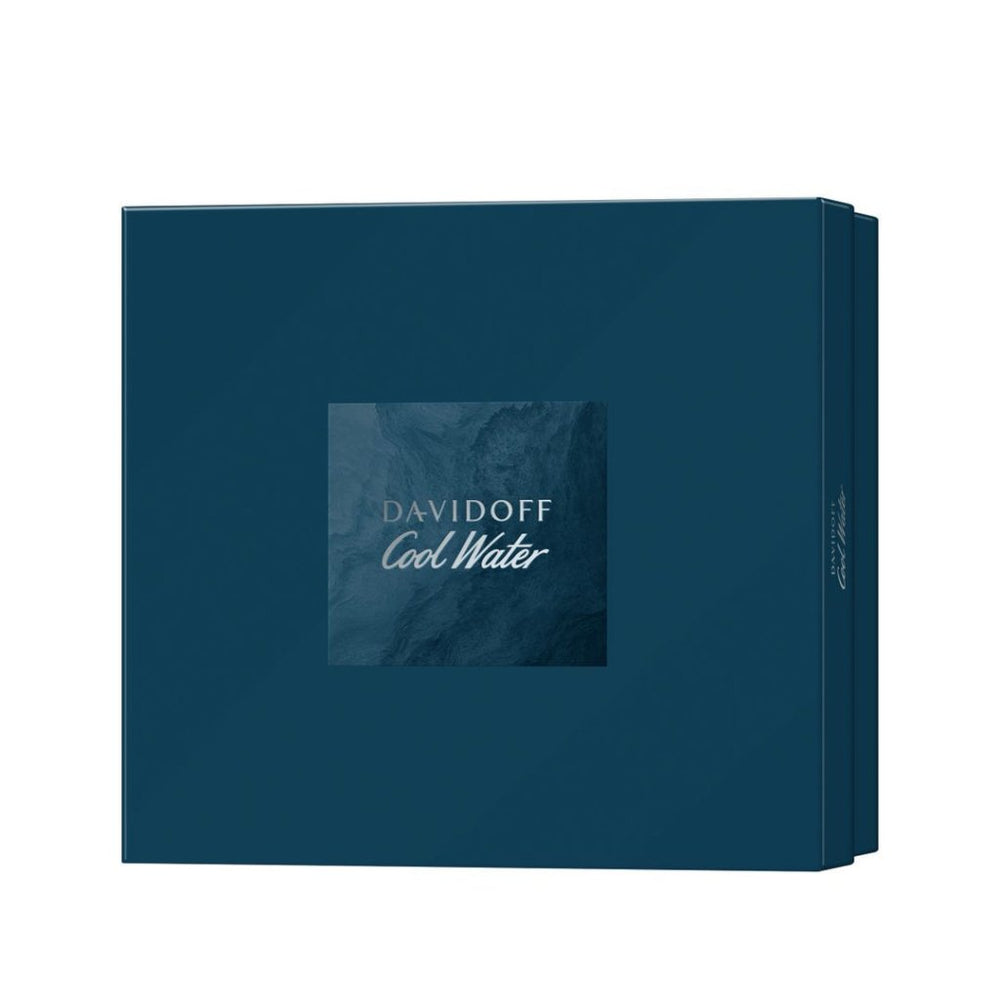 Davidoff Cool Water Gift Set (Eau De Toilette 125ml + Shower Gel 75ml + After Shave Balm 75ml) - Fragrance London