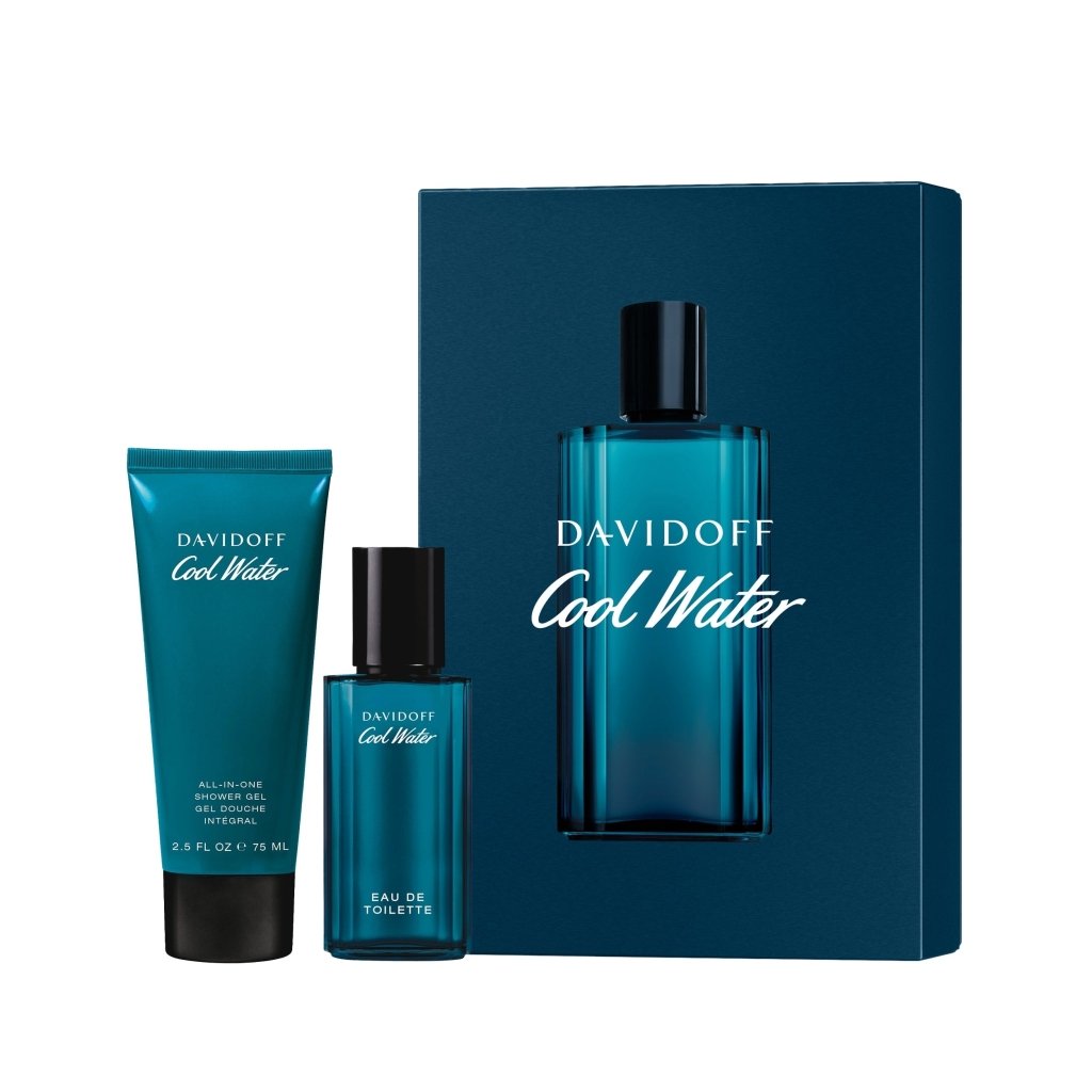 Davidoff Cool Water Gift Set (Eau De Toilette 40ml + Shower Gel 75ml) - Fragrance London