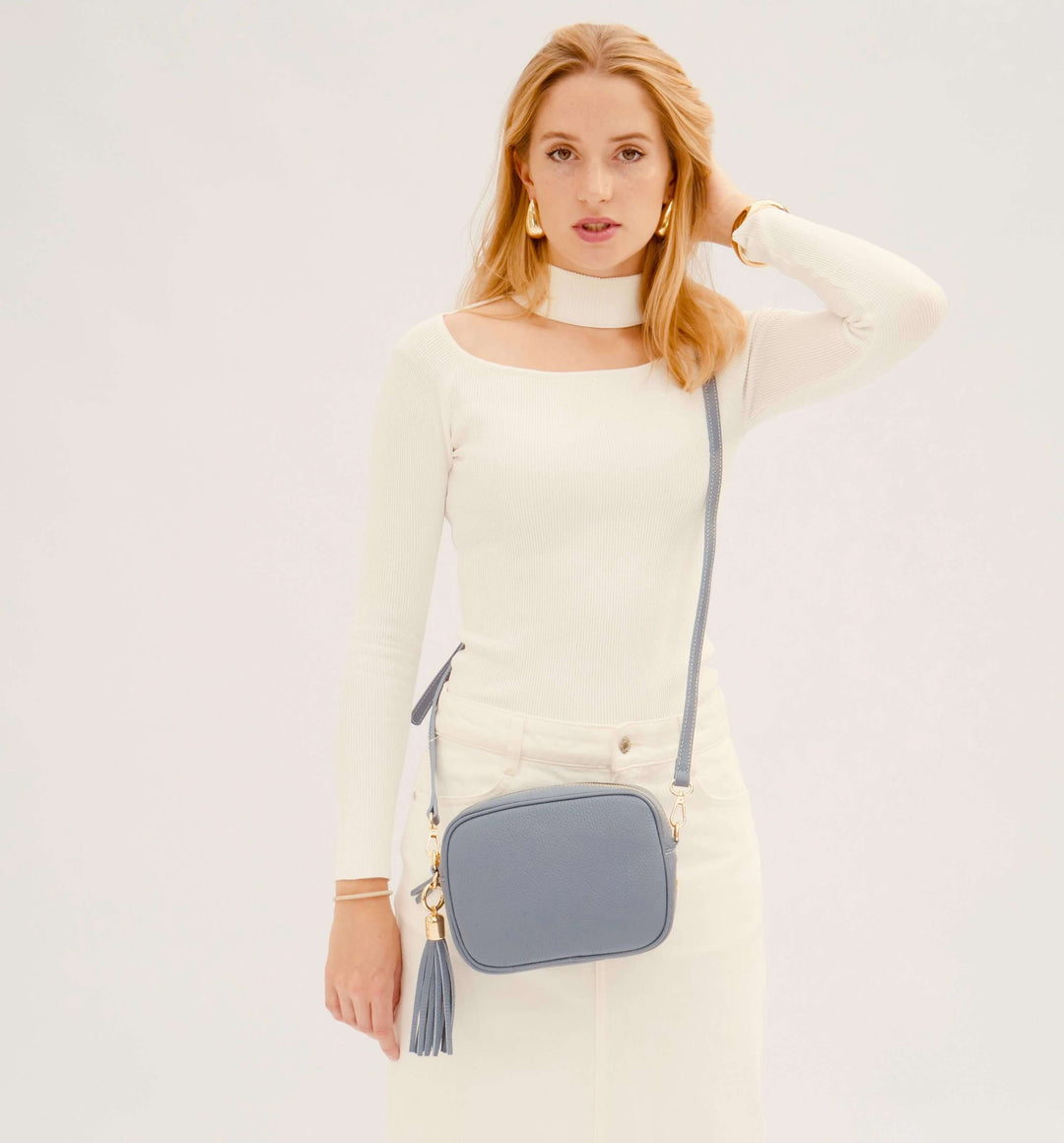 Apatchy London The Tassel Leather Crossbody Bag