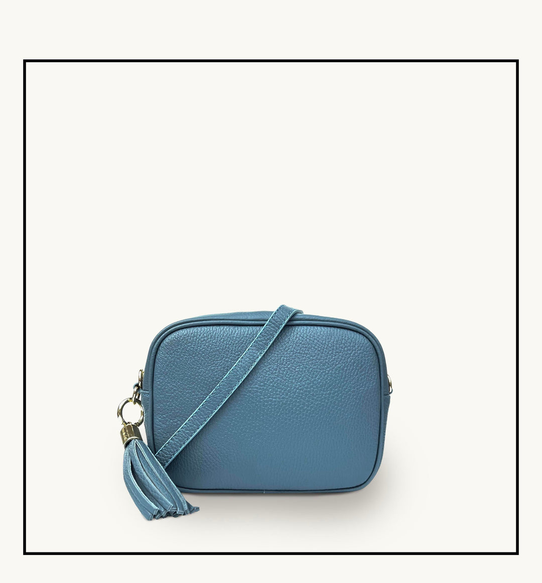 Apatchy London The Tassel Leather Crossbody Bag