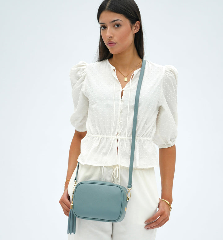 Apatchy London The Tassel Leather Crossbody Bag
