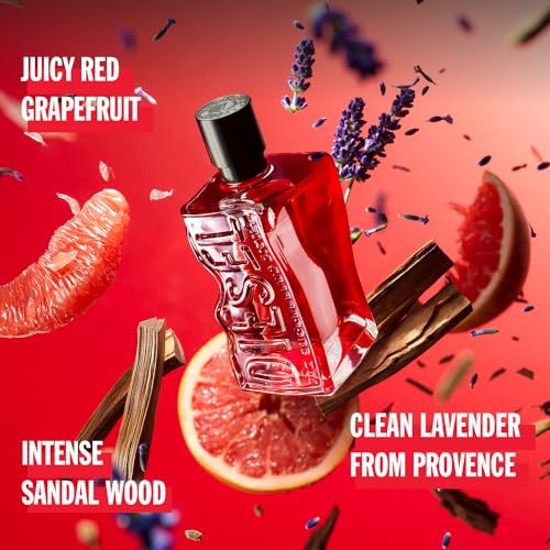 Diesel D Red Eau De Parfum Spray 50ml, - Fragrance London