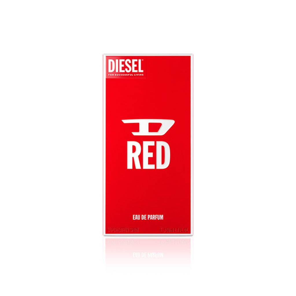 Diesel D Red Eau De Parfum Spray 50ml, - Fragrance London