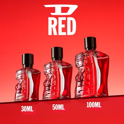 Diesel D Red Eau De Parfum Spray 50ml, - Fragrance London
