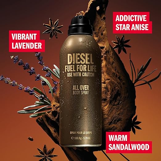 Diesel Fuel For Life Body Spray 200ml - Fragrance London