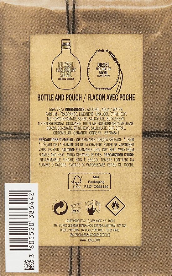 Diesel Fuel For Life Eau De Toilette Spray 50ml - Fragrance London