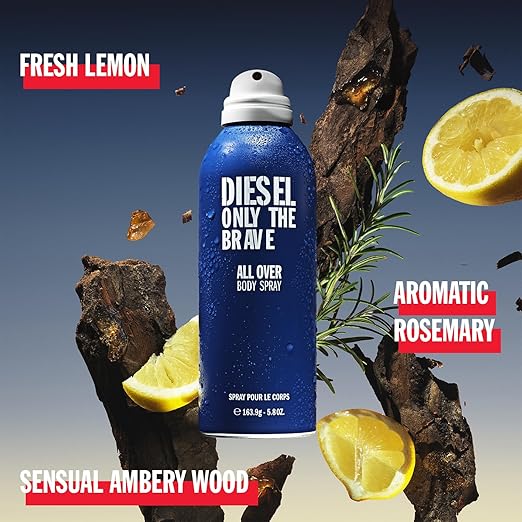 Diesel Only The Brave Body Spray 200ml - Fragrance London