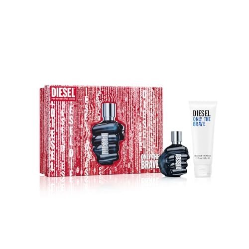 Diesel Only The Brave Gift Set (Eau De Parfum Spray 50ml + Shower Gel 75ml) - Fragrance London