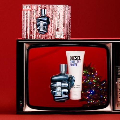 Diesel Only The Brave Gift Set (Eau De Toilette Spray 125ml + 2 x Shower Gel 75ml) - Fragrance London