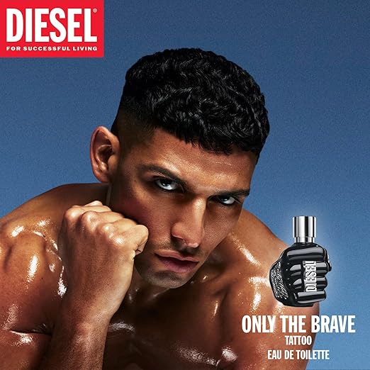Diesel Only The Brave Tattoo Eau De Toilette Spray 125ml - Fragrance London