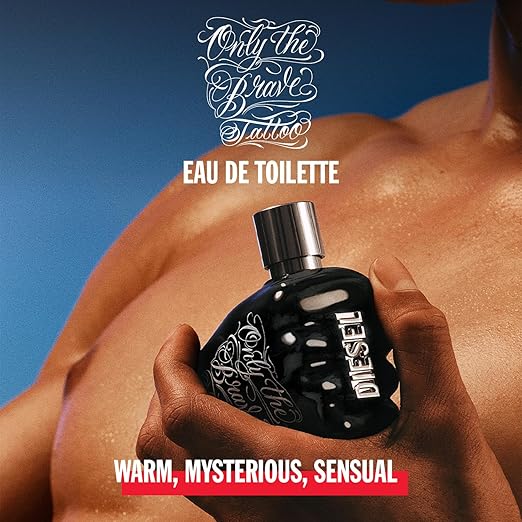 Diesel Only The Brave Tattoo Eau De Toilette Spray 125ml - Fragrance London