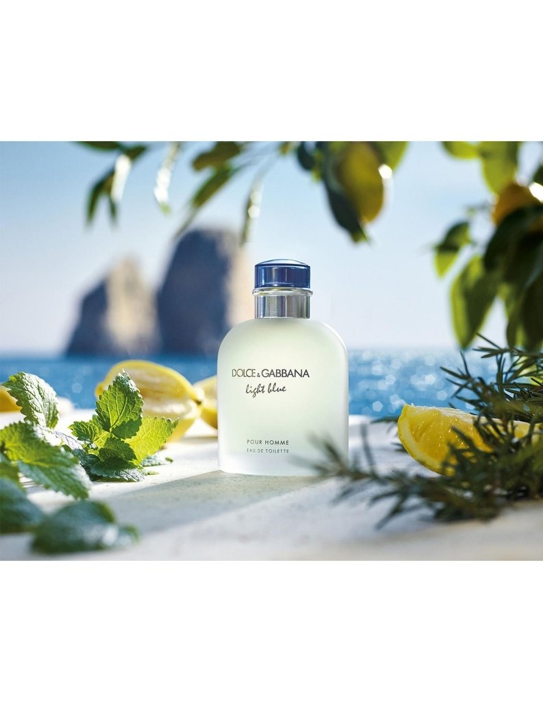 Dolce & Gabbana Light Blue Pour Homme Eau De Toilette Spray 40ml, - Fragrance London