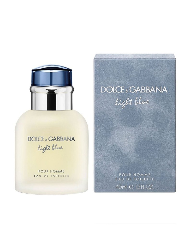Dolce & Gabbana Light Blue Pour Homme Eau De Toilette Spray 40ml, - Fragrance London