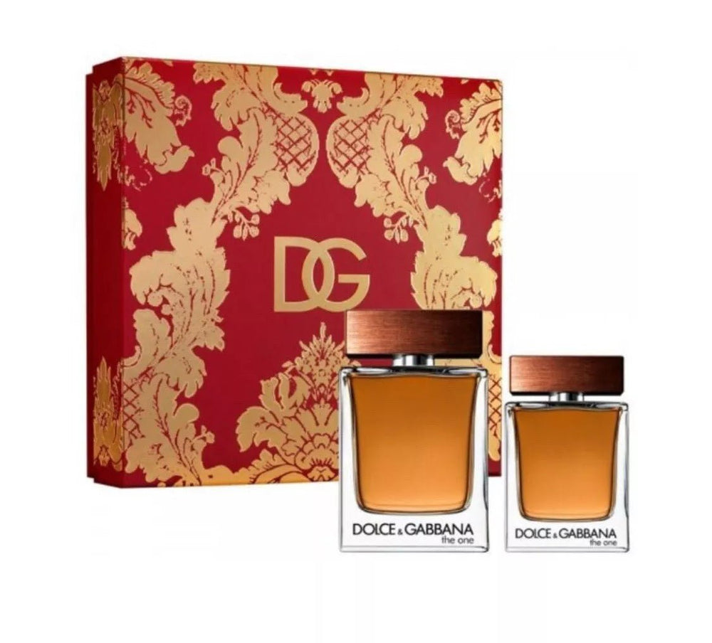 Dolce & Gabbana The One for Men Gift Set (Eau De Toilette Spray 100ml + Eau De Toilette Spray 50ml) - Fragrance London