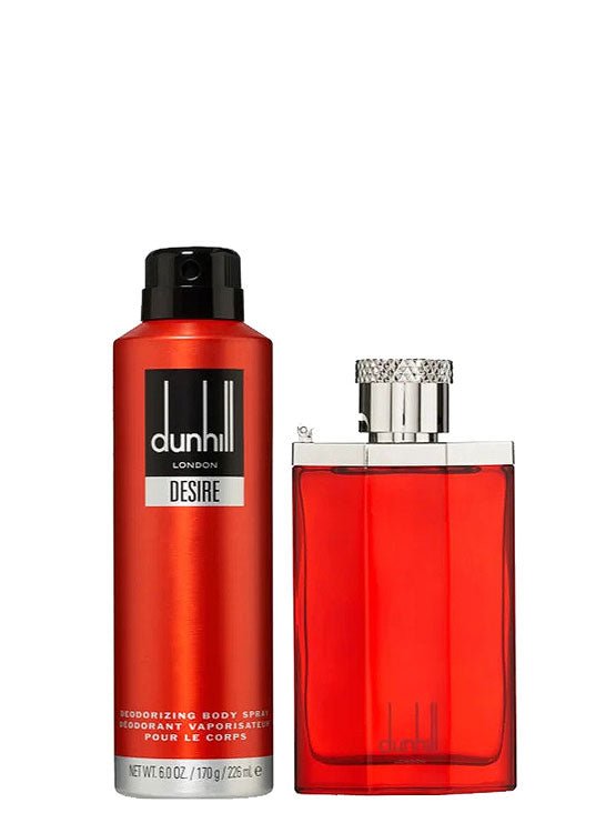 Dunhill Desire Red Gift Set (Eau De Toilette 100ml + Deodorant Spray 226ml) - Fragrance London