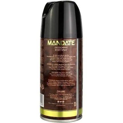 Eden Classics Mandate Body Spray 150ml - Fragrance London