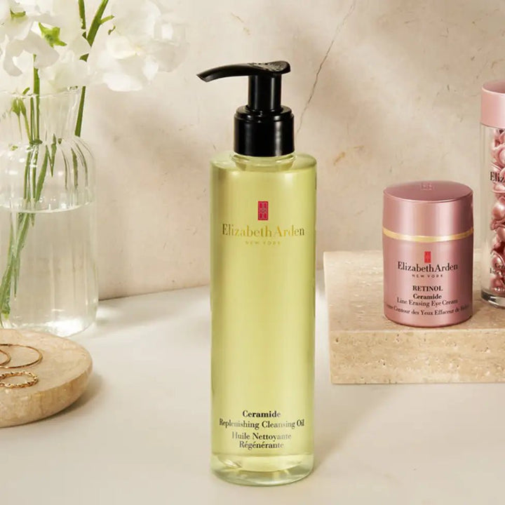Elizabeth Arden Ceramide Replenishing Cleansing Oil 195ml - Fragrance London
