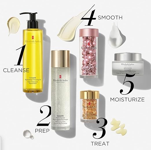 Elizabeth Arden Ceramide Replenishing Cleansing Oil 195ml - Fragrance London