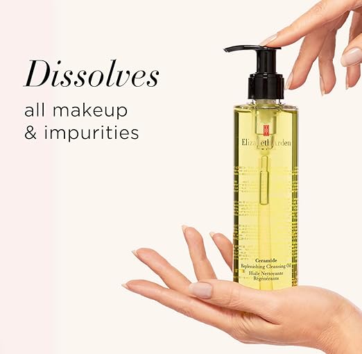 Elizabeth Arden Ceramide Replenishing Cleansing Oil 195ml - Fragrance London