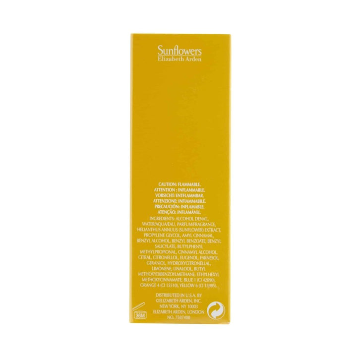 Elizabeth Arden Sunflowers Eau de Toilette Spray 30ml - Fragrance London