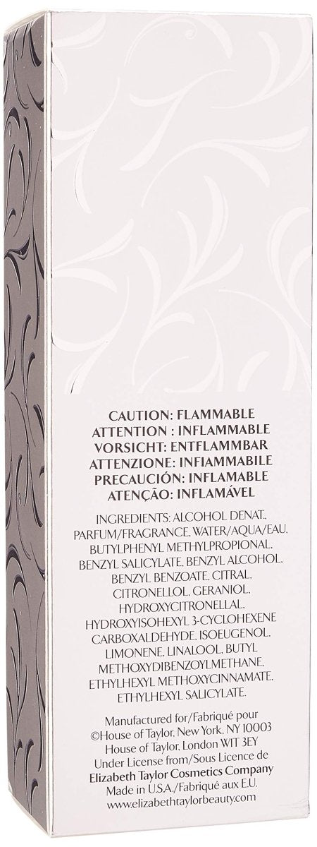 Elizabeth Taylor Brilliant White Diamond Eau De Toilette Spray 100ml - Fragrance London