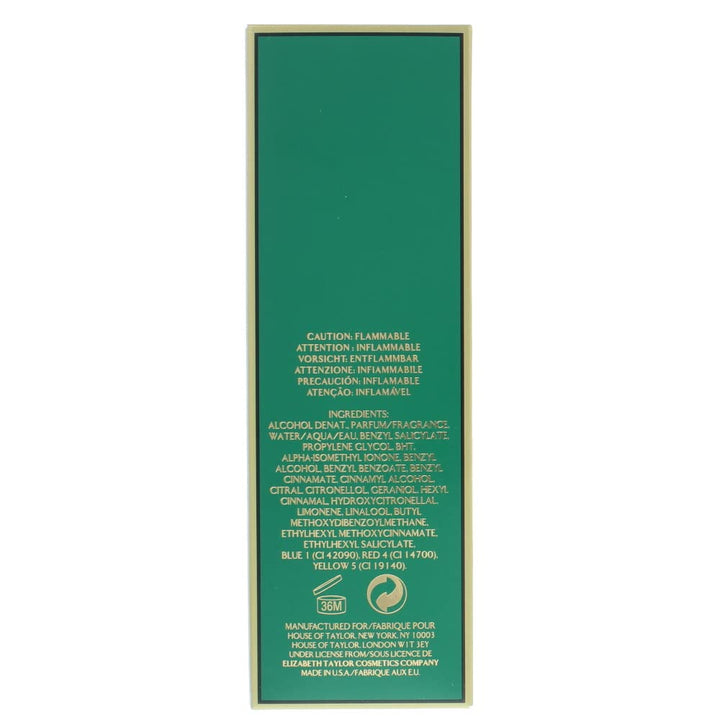 Elizabeth Taylor Diamonds And Emeralds Eau De Toilette Spray 50ml - Fragrance London