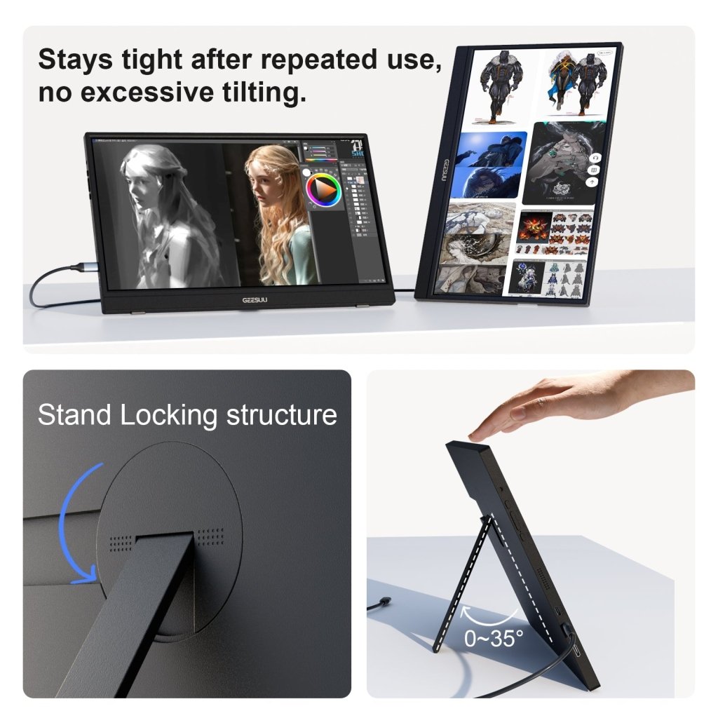 GEESUU Portable Monitor M156L1F 15.6 Inch FHD IPS - Fragrance London