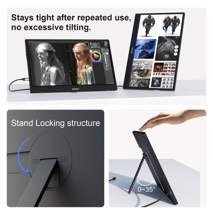 GEESUU Portable Monitor M156L1F 15.6 Inch FHD IPS - Fragrance London