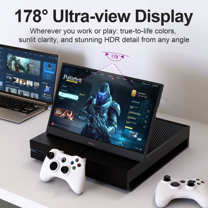 GEESUU Portable Monitor M156L1F 15.6 Inch FHD IPS - Fragrance London