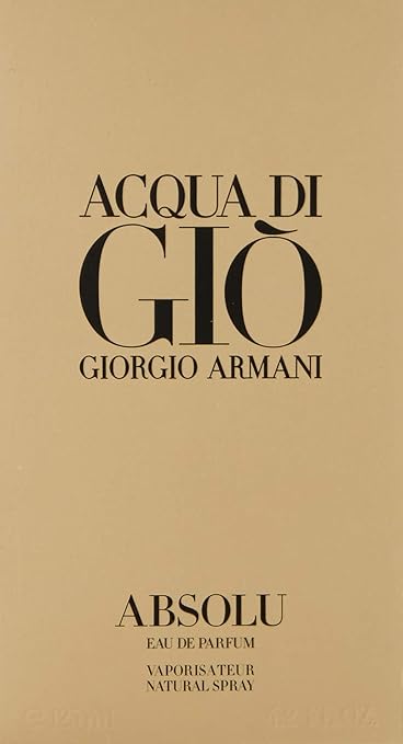 Giorgio Armani Acqua Di Gio Absolu Eau De Parfum Spray 125ml - Fragrance London
