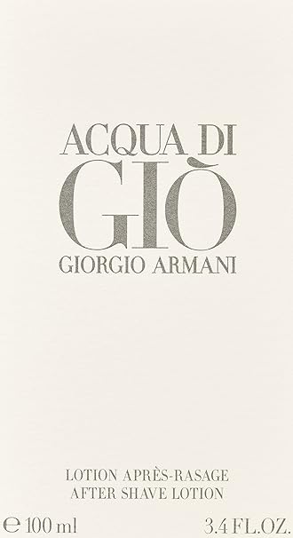 Giorgio Armani Acqua Di Gio Homme After Shave 100ml - Fragrance London