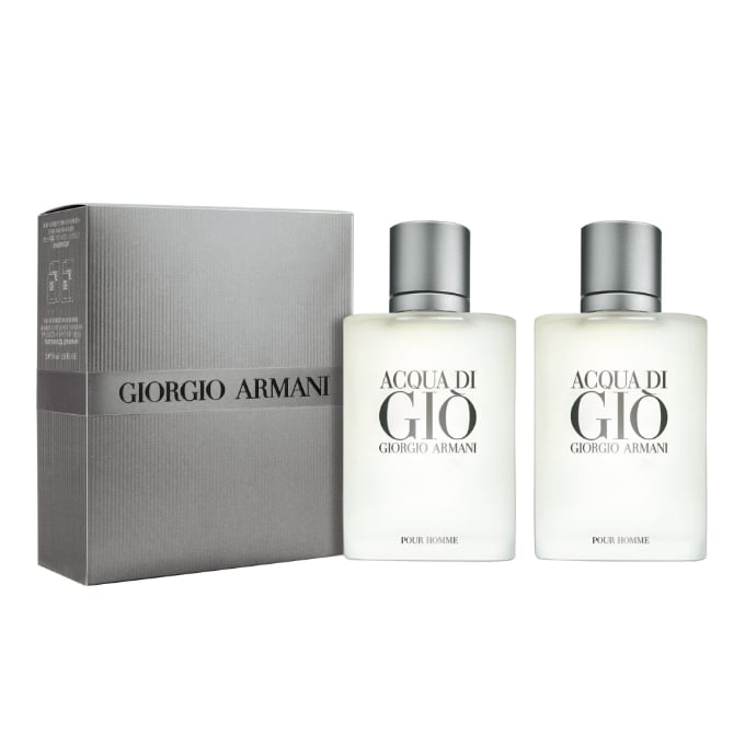 Giorgio Armani Acqua Di Gio Men Eau De Toilette Spray Duo Set 30ml - Fragrance London
