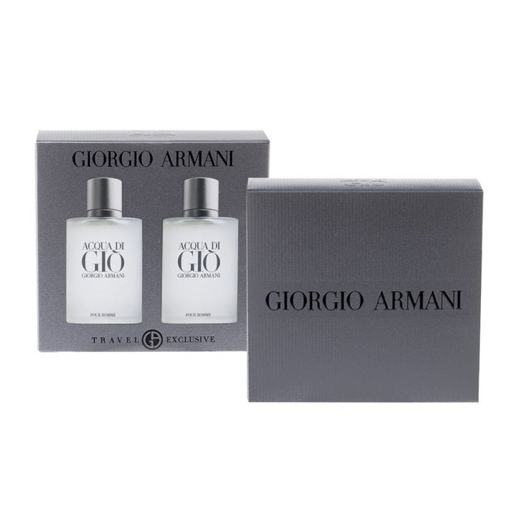 Giorgio Armani Acqua Di Gio Men Eau De Toilette Spray Duo Set 30ml - Fragrance London